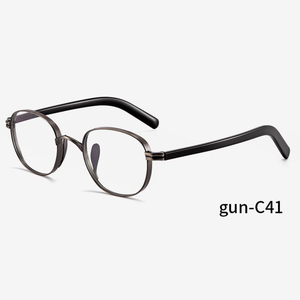 Nhà máy trực tiếp thanh lịch cổ điển kính quang học khung handmade Nâu Kính Đọc Sách bảo vệ máy tính thiết kế khái niệm - Product Image 4