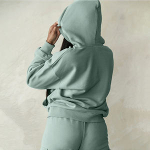 Conjunto Deportivo Casual de 2 Piezas para Mujer, Pantalones Deportivos de Invierno, Sudadera con Capucha y Cuello Redondo, Conjunto Personalizado - Product Image 4