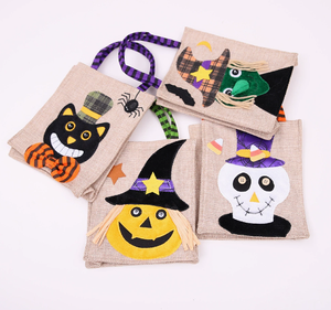Bolsa de Tela Reutilizable para Dulces con Diseño de Calabaza para el Festival de los Fantasmas de Halloween, Bolsa de Regalo para Fiestas - Product Image 5