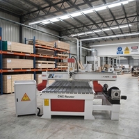 Machine de fraisage CNC 4 axes 1325 avec axe rotatif pour la fabrication de meubles en bois, machine de découpe de bois CNC 3 axes