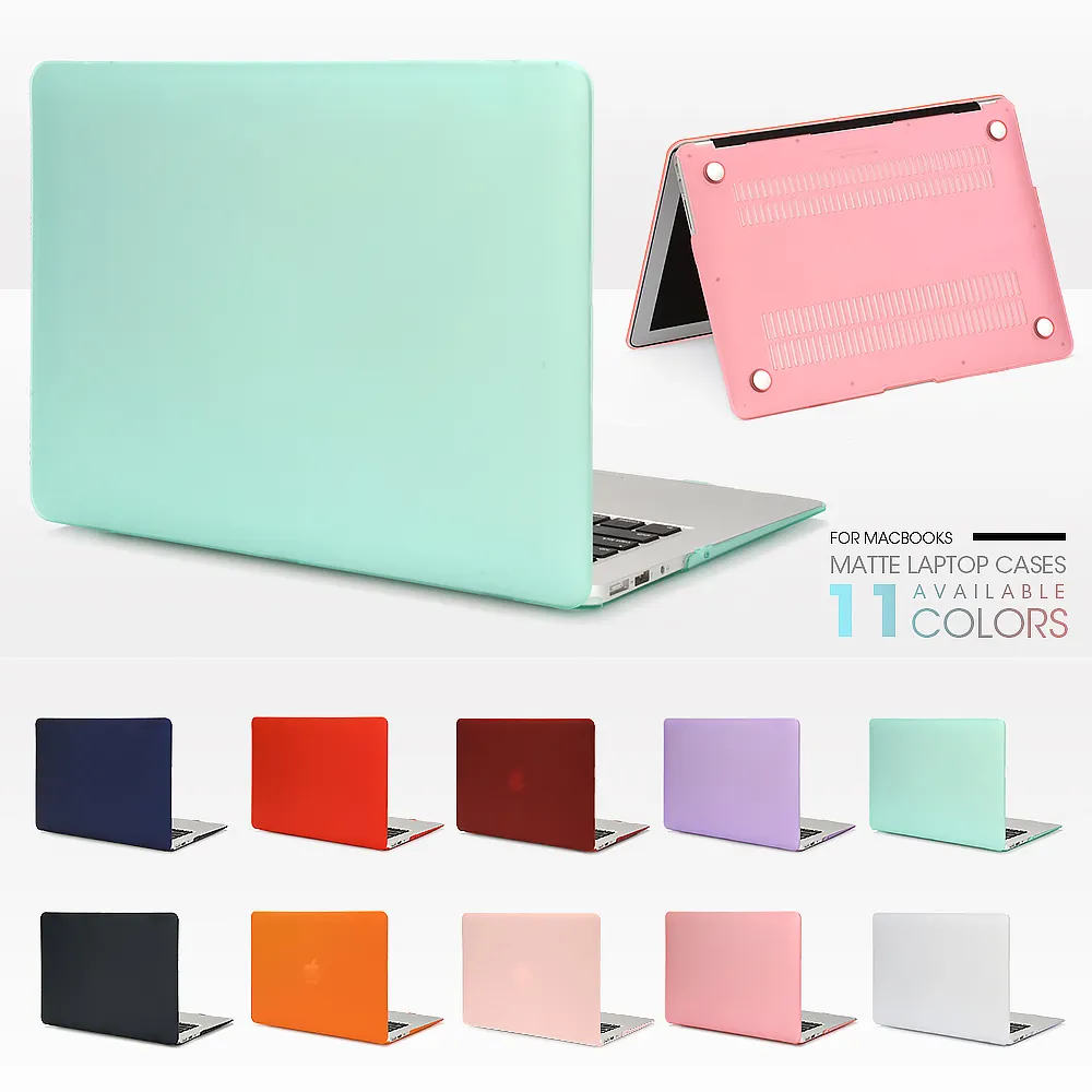 Matte Laptop Case For Apple Macbook Air Pro 11 12 13 15 16 Inch A2337 A2179 A2289 A2338 Mac Frosted Hard Protective Shell Bag