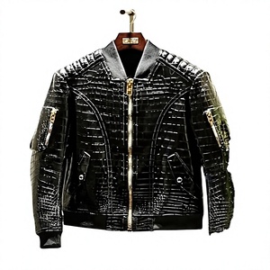 Unisex Leather <b>Jacket</b> Formal Fully Customized Quality Approval Waterproof Breathable Eco-Friendly Winter <b>Reversible</b> - Product Image 1