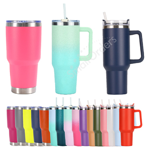 Anniversary Gift Tumbler Promotional Insulated Stainless Steel Drinkware Insurance Advertising Marketing Offset Printed Tumblers