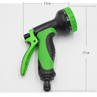 Gran oferta, boquilla para manguera de jardín, plástico duradero, 10 funciones, tubo de manguera mágica para jardín, pistola pulverizadora de agua expandible