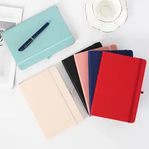 Hot Sale Custom Logo Office Diary A5 Pu Leather Notebook