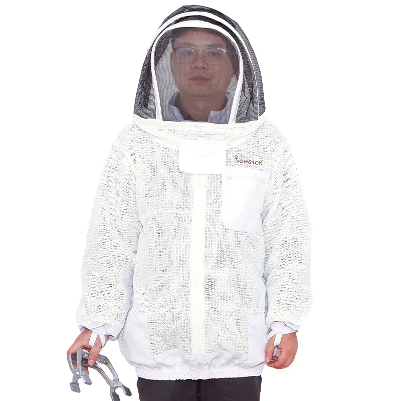 3 레이어 라운드 베일 환기 꿀벌 재킷 양봉 옷 정장 좋은 품질 펜싱 정장