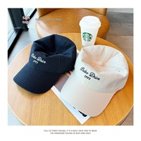 Pas badan grosir kualitas tinggi topi lari memancing topi bisbol kustom kain kepar krem untuk wanita topi Pria Atasan lembut