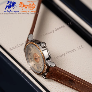 Reloj de Pulsera de Cuarzo para Mujer, Diseño de Lujo, Acero Inoxidable Dorado, Resistente al Agua, con Esfera de Agujas, Marca Ronda - Product Image 4