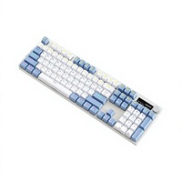 Ensemble clavier et souris mécaniques USB filaires, 104 touches, taille standard, 1600 DPI, commutateurs remplaçables à chaud, rétroéclairage RGB, ergonomique pour le jeu
