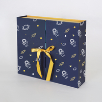 Boîte-cadeau de Noël personnalisée imprimée avec aimant pour le chocolat et le maquillage Boîte de calendrier de l'avent de 24 jours