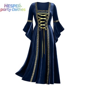 Robe vintage HESPER, vêtements royaux, costumes médiévaux, costume de carnaval, costume de cosplay, style rétro du Moyen Âge, robe longue - Product Image 2