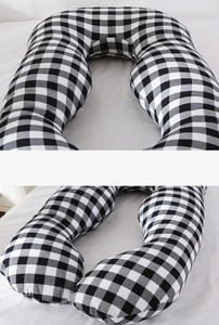 Oreiller de maternité en forme de U pour tout le corps, fourni par le fabricant, oreiller de grossesse confortable en forme de C - Product Image 6