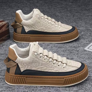 Últimos Estilos de Zapatos Deportivos Transpirables Antideslizantes con Cordones para Hombre, que Aumentan la Estatura, para Todas las Temporadas - Product Image 4