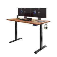 Bureau moderne populaire avec cadre de table électrique réglable en hauteur à double moteur