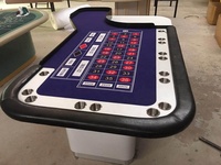 Table de poker à roulette Texas 'holdec baccarat blackjack, de luxe, personnalisée pour vous, 96 pouces