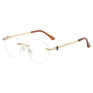 Nuevas <span class=keywords><strong>Gafas</strong></span> Graduadas Ovaladas Cómodas y de Calidad para Mujer, Lentes <span class=keywords><strong>Progresivas</strong></span> Multifocales, <span class=keywords><strong>Gafas</strong></span> Retro con Bloqueo de Luz Azul - Product Image 5