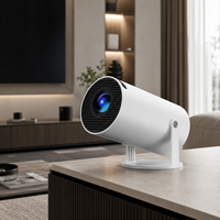 Projecteur LCD portable LED avec mise au point automatique 720P 130 Lumens Android 11 Wi-Fi 6 1 Go + 8 Go de stockage pour usage domestique et professionnel