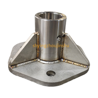 Service de découpe laser de tôles en acier inoxydable 304 usinées CNC, fabrication sur mesure de supports par soudage, pièce ISO9001