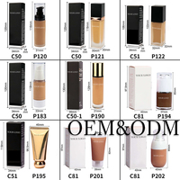 Fond de teint liquide longue tenue mat naturel True Myself, couvrance totale, imperméable, protection solaire multicolores, haute qualité, personnalisable OEM ODM