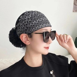 Gorro <span class=keywords><strong>de</strong></span> quimioterapia transpirable <span class=keywords><strong>de</strong></span> <span class=keywords><strong>malla</strong></span> <span class=keywords><strong>de</strong></span> nailon al por mayor para mujer, gorro <span class=keywords><strong>de</strong></span> verano <span class=keywords><strong>de</strong></span> poliéster con tejido jacquard transpirable para ocultar el cabello - Product Image 4