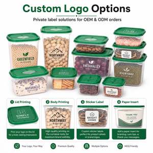 Ensembles de boîtes de conservation alimentaire promotionnels – Contenants hermétiques pour aliments frais - Product Image 3