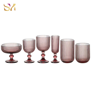 Juegos de Copas de <span class=keywords><strong>Vino</strong></span> de <span class=keywords><strong>Cristal</strong></span> con Grabado Personalizado, Copas Retro de Colores Brillantes <span class=keywords><strong>para</strong></span> Decoración de Mesa de Boda y Hotel, Suministro al por Mayor <span class=keywords><strong>para</strong></span> Regalos - Product Image 3