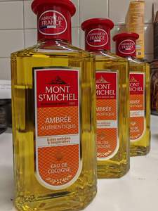 Mont St Michel Ambree Authentique Eau de Cologne 250ml Parfum Boisé Longue Durée Unisexe Fabriqué en France - Product Image 3