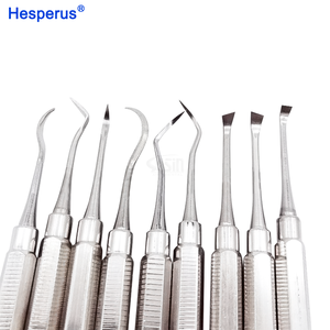 Strumenti dentali Scaler azionati a mano per la pulizia gengivale e parodontale Scaler per la pratica dell'esame 6 pezzi/set - Product Image 3