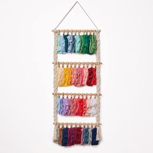 Support pour bandeaux, porte-nœuds pour filles, organisateur de bandeaux en macramé, porte-<span class=keywords><strong>accessoires</strong></span> pour cheveux - Product Image 4
