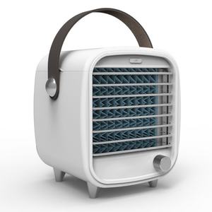 Ventilateur de climatisation portable rechargeable de 200 ml avec réglage illimité, équipé d'une lumière bleue - Product Image 2