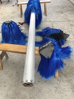 Rouleau de brosse à fibres pour machine à laver les voitures, à pousser à la main, pour le nettoyage extérieur des bus et trains, personnalisé OEM, marque privée, industriel, DIY