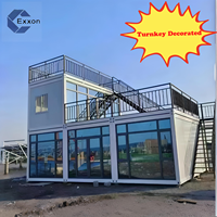 Maisons préfabriquées modulaires, mini-maisons, maisons conteneurs assemblées clés en main, décorées, villas préfabriquées en acier pliables, hôtels