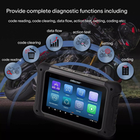 OBDSTAR MOTOMASTER Actualización de MS80 Soporte CANFD DoIP IMMO Programación de llaves Mile-age Reset ECU Flasher Herramienta de diagnóstico de motocicleta
