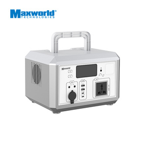 สถานีพลังงานแสงอาทิตย์กลางแจ้งความจุสูง 500W Lifepo4 แบบพกพา พร้อมระบบสำรองไฟ (UPS) จ่ายไฟ AC 220V รองรับปลั๊กไฟแบบ USA UK อิตาลี - Product Image 1