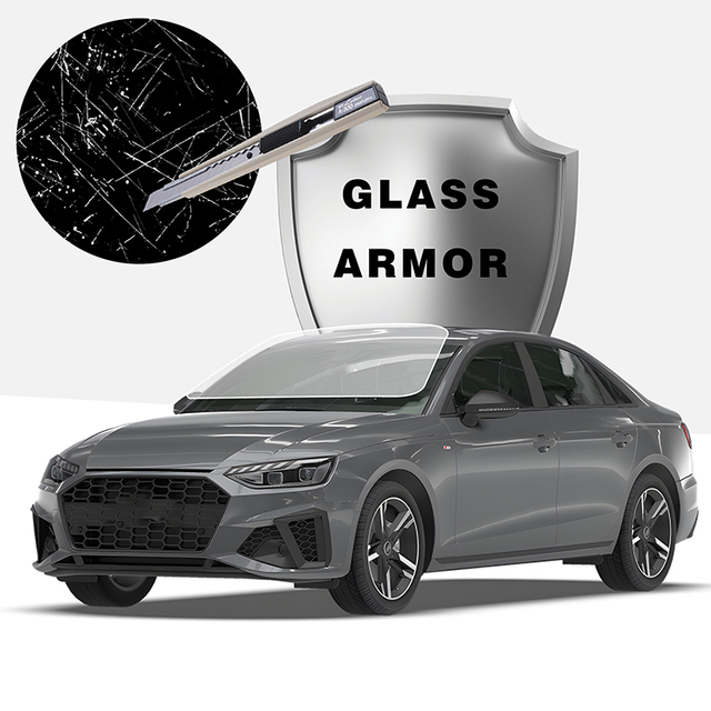 Anti Scratch Protective Windshield PET Film Transparent TPU Car Window Glass 5mil 92%VLT Safety Film Car Front Windshield Film