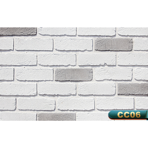 Revêtement mural extérieur en briques blanches BERICH CC01, briques fines, imitation briques murales, en vente - Product Image 5