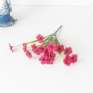 Ramo de Violetas Artificiales al por Mayor, Ramo de Flores Artificiales de Plástico para Decoración de Bodas, Hogar, Exhibición al Aire Libre, Fotografía - Product Image 6