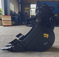 Bucket Penggali RSBM 12'' untuk Excavator Takeuchi TB240 4 Ton, Alat Bantu Penggalian Parit