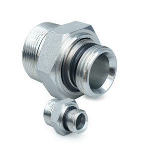 Conector de Manguera de Aceite de Alta Presión, Rosca Macho Recta, Hidráulico, de Acero Inoxidable 304 - Product Image 1