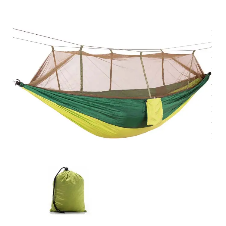 Cotton Portable Outdoor Lightweight Canvas Mosquito Net Camping Hammock For Camping