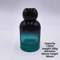 Bouteille d'aromathérapie en verre sodocalcique dégradé, flacon vide pour parfum d'intérieur, sans flamme, pour huiles essentielles volatiles, livraison immédiate