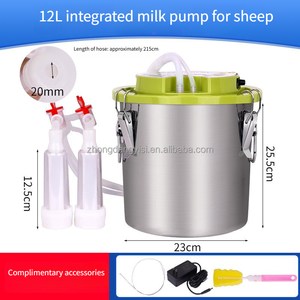 Nouvelle machine à traire à chargement pulsé en acier inoxydable de grande capacité (8L, 12L, 16L) pour bovins et ovins - Product Image 5