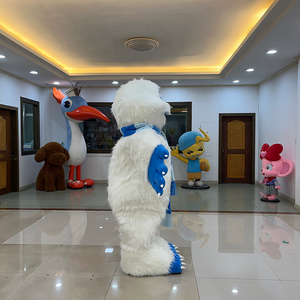 Costume de personnage de bonhomme de neige de Noël-tenue de célébration de festival-ensemble de mascotte de bonhomme de neige complet-jeu de rôle de <span class=keywords><strong>dessin</strong></span> <span class=keywords><strong>animé</strong></span> mignon - Product Image 3