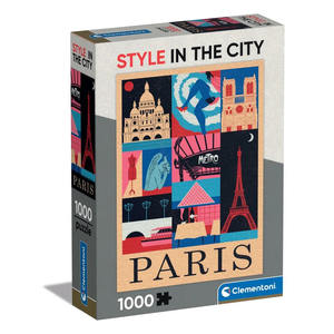 CLEMENTONI STYLE IN THE CITY - PUZZLE PARIGI DA 1000 PEZZI - Product Image 1