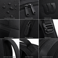 Sac à dos de tennis personnalisé avec porte-chaussures et compartiment pour raquettes, sac d'équipement sportif, fabricant OEM