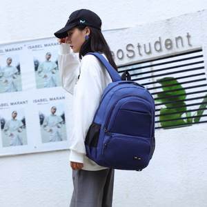 กระเป๋าเป้สะพายหลังแล็ปท็อปผ้าอ๊อกซ์ฟอร์ดกันน้ำออกแบบได้พร้อมยูเอสบีกระเป๋าเดย์แพ็กสำหรับใช้ในยิมและการใช้งานทั่วไป - Product Image 5