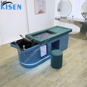 เตียงสปาสมุนไพรไทยไฟฟ้า KISEN พร้อมอ่างสระผม ระบบอบไอน้ำ และไฟ LED - Product Image 1