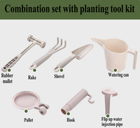 Kit de Jardinage Vertical d'Intérieur 3 Couches de Haute Qualité pour Micro-légumes, Légumes, Fruits, Herbes – Pot Auto-Arrosant pour Plantes d'Intérieur