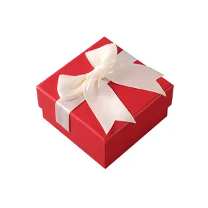 Confezione regalo regalo personalizzata per matrimonio confezione rossa per bracciale braccialetto portagioie