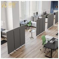 Écran de séparation debout libre flexible de décor intérieur de la conception innovatrice 24Mm de cloison de séparation de tissu insonorisant de Offre Spéciale